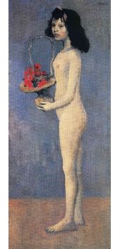 Jeune fille au panier de fleurs (1905) est l'un des premiers tableaux de Pablo Picasso que Leo achète pour la collection Stein. Gertrude, qui allait devenir l'une des grandes championnes de l'%u0153uvre de Picasso, n'a pas aimé le tableau lorsqu'elle l'a vu pour la première fois.