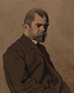 Portrait d'Ambroise Vollard par Félix Vallotton en 1902.