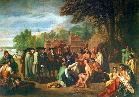William Penn's Treaty with the Indians in 1683 (1771-72)