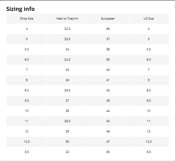 Adidas Stan Smith Size Chart Cm