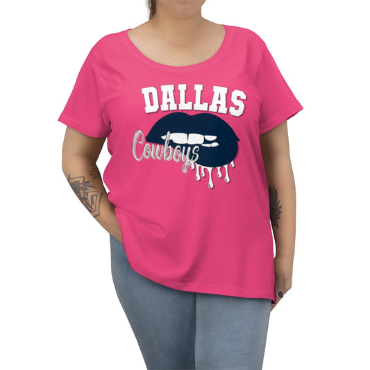 Houston Astros inspired Baseball Dripping Lips Women's Curvy Tee – Her  Gameday Apparel