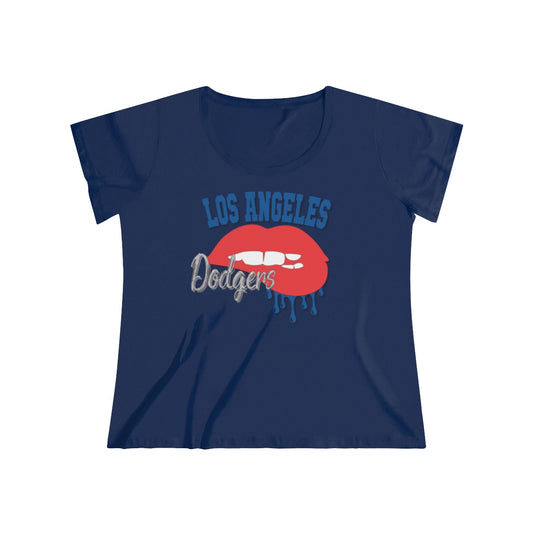 Houston Astros inspired Baseball Dripping Lips Women's Curvy Tee – Her  Gameday Apparel