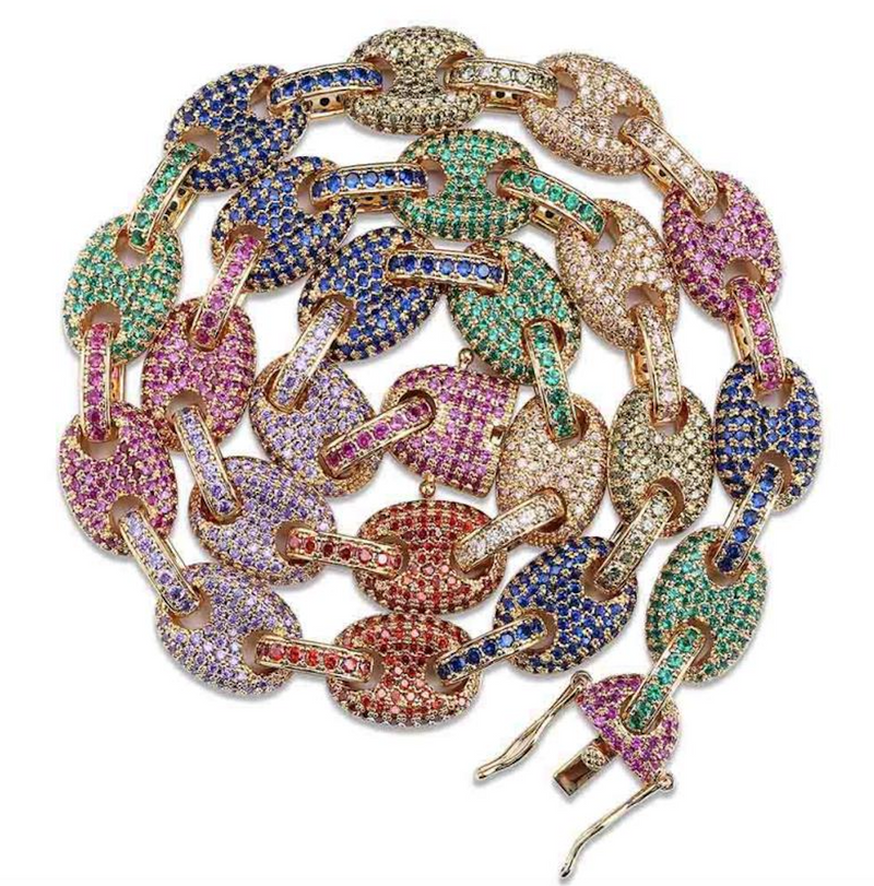 Rainbow Gucci Link Chain – IOL Jewelers
