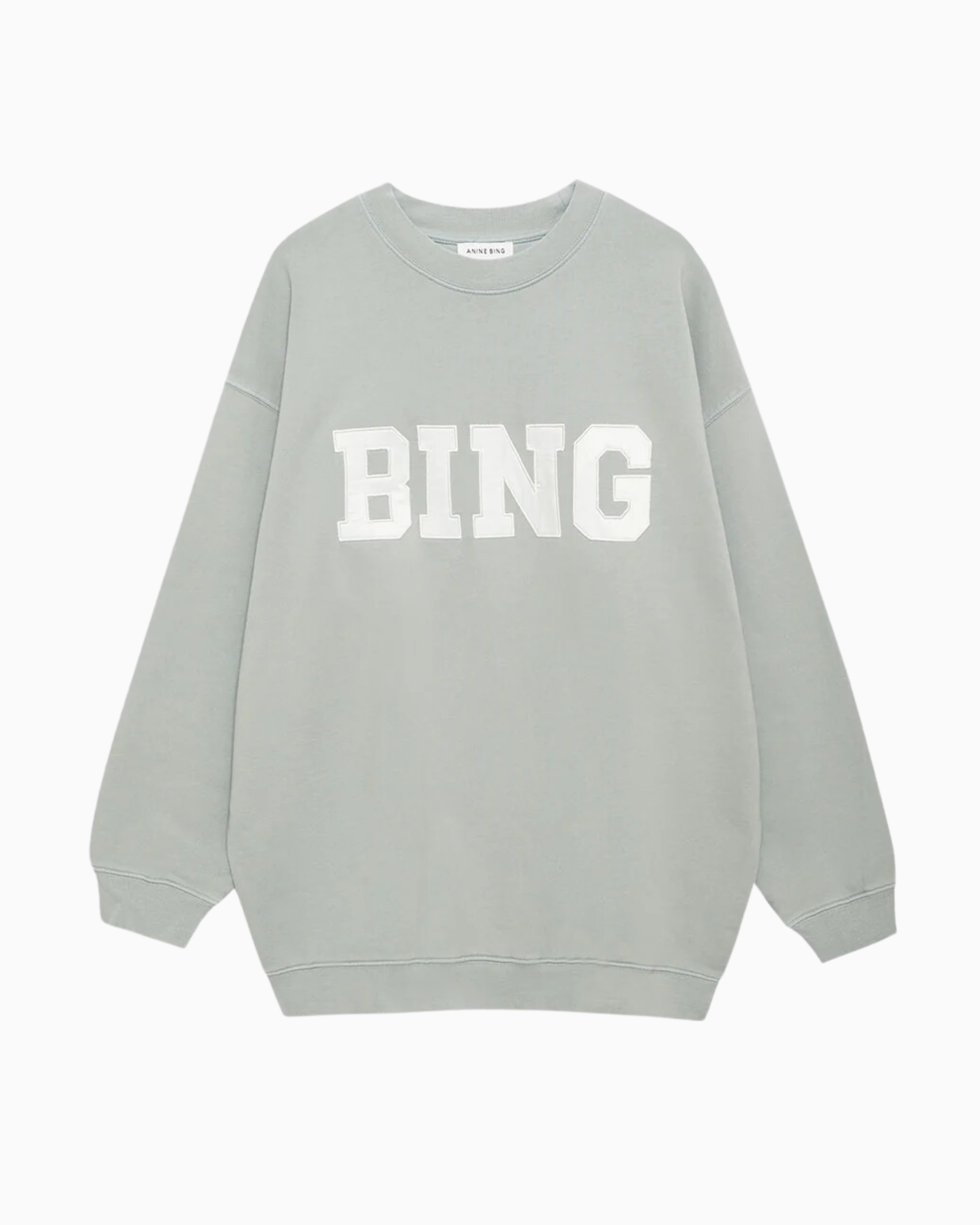 Anine Bing Tyler Paris Sweatshirt in Heather Grey – AZURE