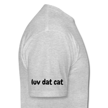 Load image into Gallery viewer, Official Luv Dat Cat Men&#39;s T-Shirt - heather gray