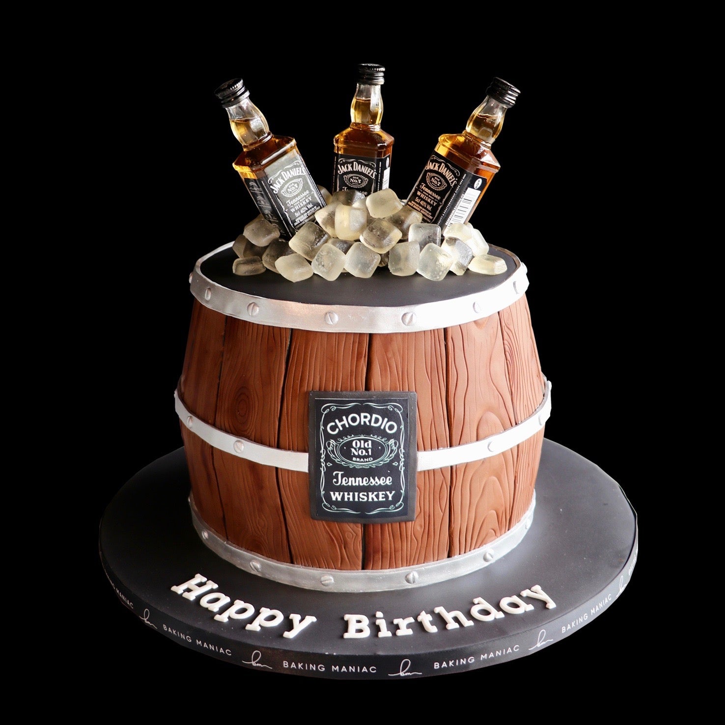 Buy Jack Daniels Cake Online | Whiskey Theme Cake Online - GiftzBag