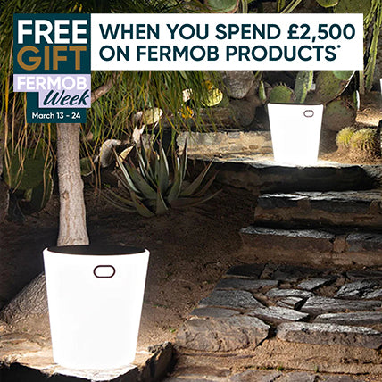Free Inoui LED Illuminated Stool when you spend £2,500 on Fermob products