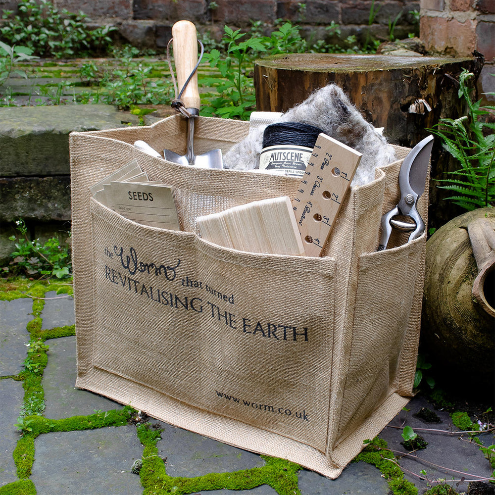 A gift bag full of useful garden tools