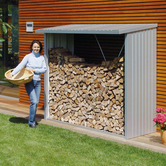 Log Store Storage Unit – Garden Storage Boxes From Trimetals