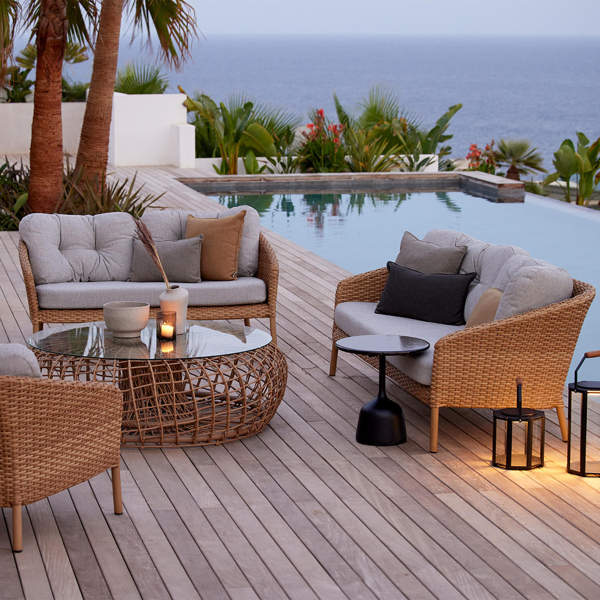 Buy Ocean Large Woven Outdoor 2 Seater Sofa — The Worm that Turned ...