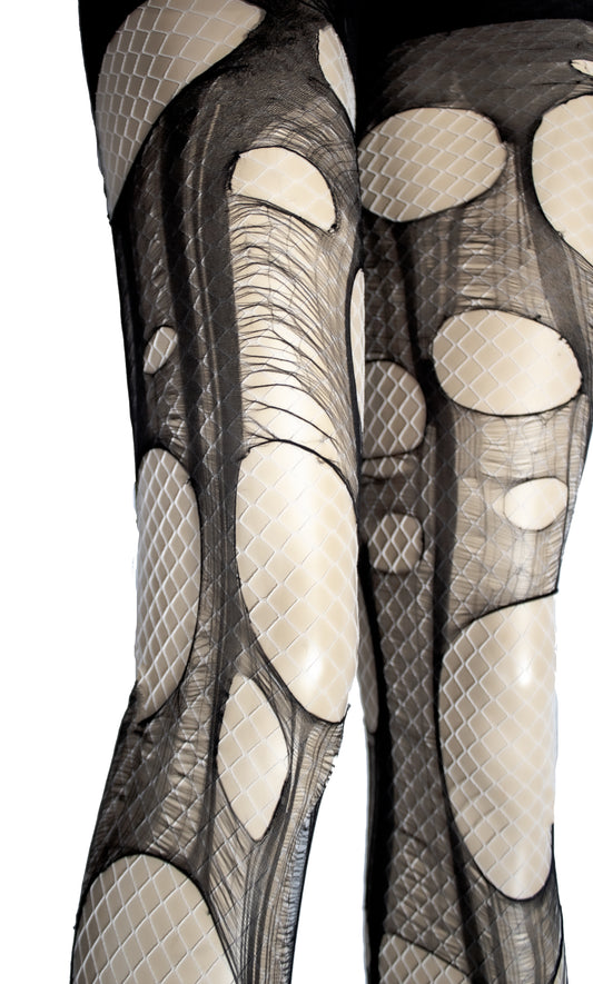 Striped Tights Goth Tights Tattered & Torn Tights Fishnet Tights