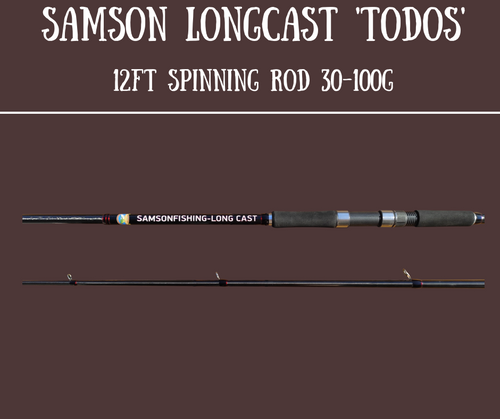 Samson Long Cast 12ft Spinning Rod - EXPANSE LS – Samson Lures USA