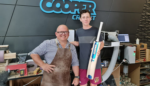 Cooper Cricket in the workshop AB winner Jackson Todman