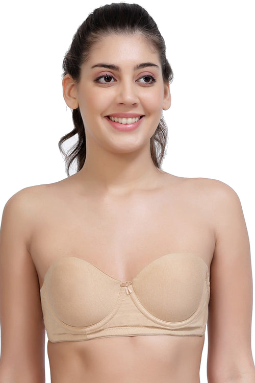 Backless Strapless Bra, Plus Size Strapless Bra, Push Up Bra for Big Busted  Women (Skin Color,7XL) : : Home