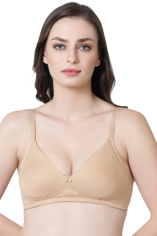 Non Padded Cotton Blend Sofia Grey Mold B Cup Bra, Plain at Rs 97.5/piece  in Ahmedabad