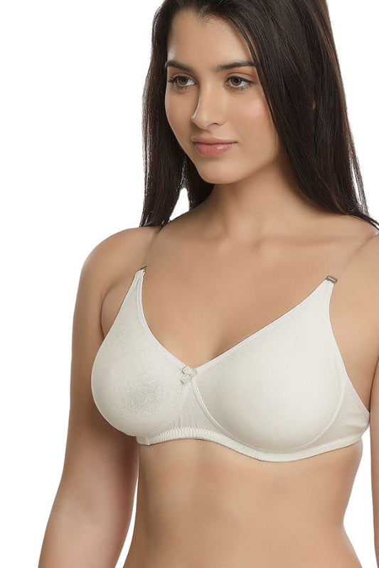 Organic Cotton Antimicrobial Padded Strapless and Backless Bra