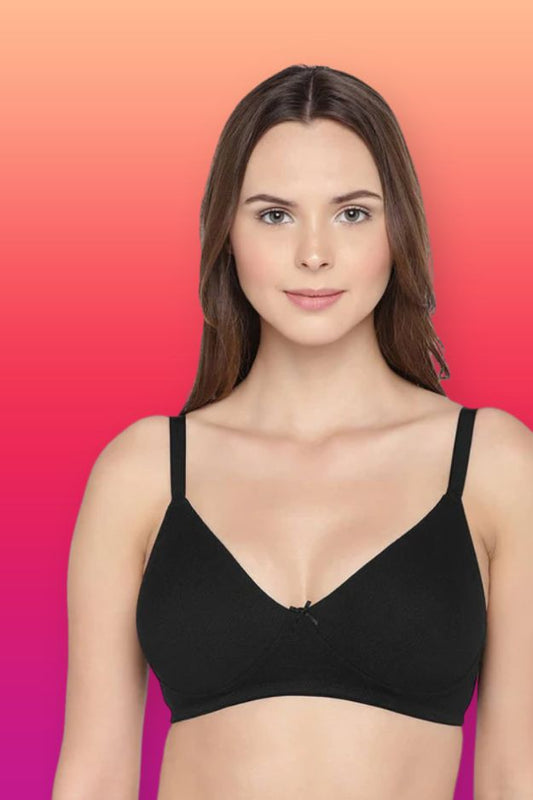 Buy Online Organic Cotton Antimicrobial Padded Underwired Push-up Bra -  Inner Sense – bare essentials