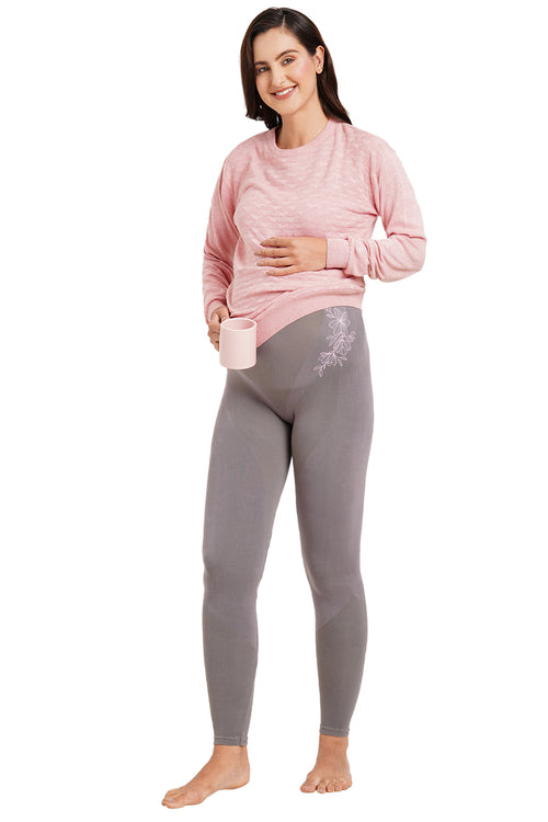 Super soft Bamboo Fibre Antimicrobial Seamless maternity legging