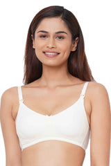 Buy Inner Sense Women's Maternity Bra and Panty Set Combo, Organic Cotton  Bamboo, Antifungal, Anti Odour, Full Coverage, Medium-Rise, Stretchable