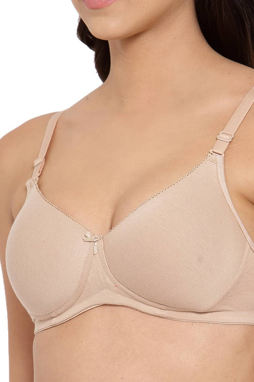 ISBE105-Skin-Buy Online Inner Sense Organic Cotton Antimicrobial Padded Bra