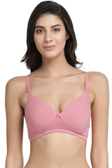 Seamless Ladies Sky Blue Printed Cotton Bra, Size: 32A at Rs 36/piece in  New Delhi