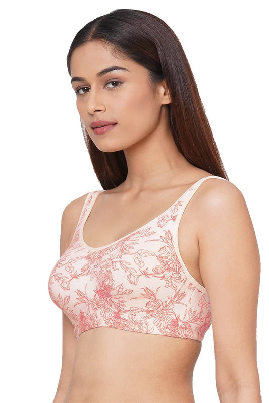 ISB054-Skin-Buy Online Inner Sense Organic Cotton Seamless Laced Bra