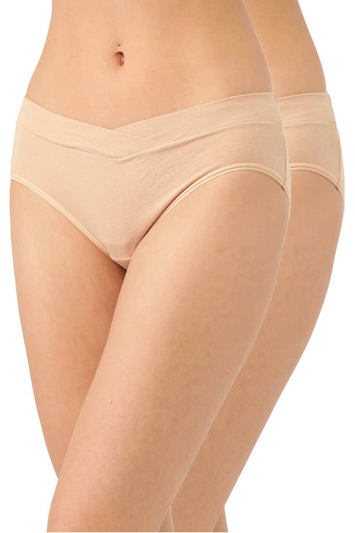 IMP102-Skin_Skin-Buy Online Inner Sense Organic Cotton Maternity Panty (Pack  Of 2)