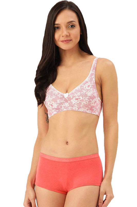 AUNÉ T Label Glove Bra Top - Berry Pink