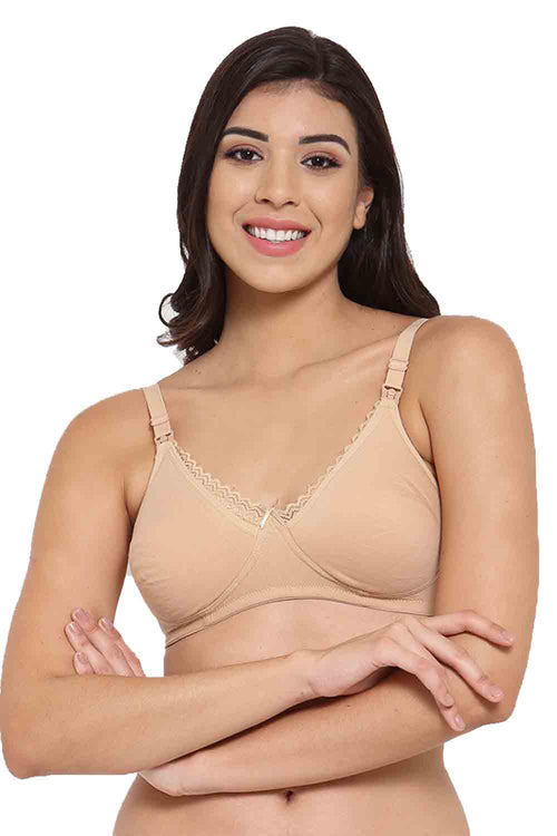 Buy Inner Sense Organic Cotton Antimicrobial Nursing Bra - Black