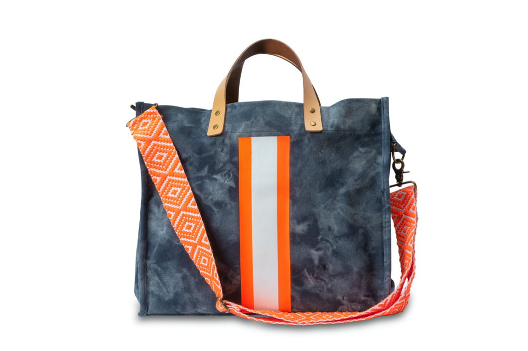 GLO girl bag - Navy/Neon Orange