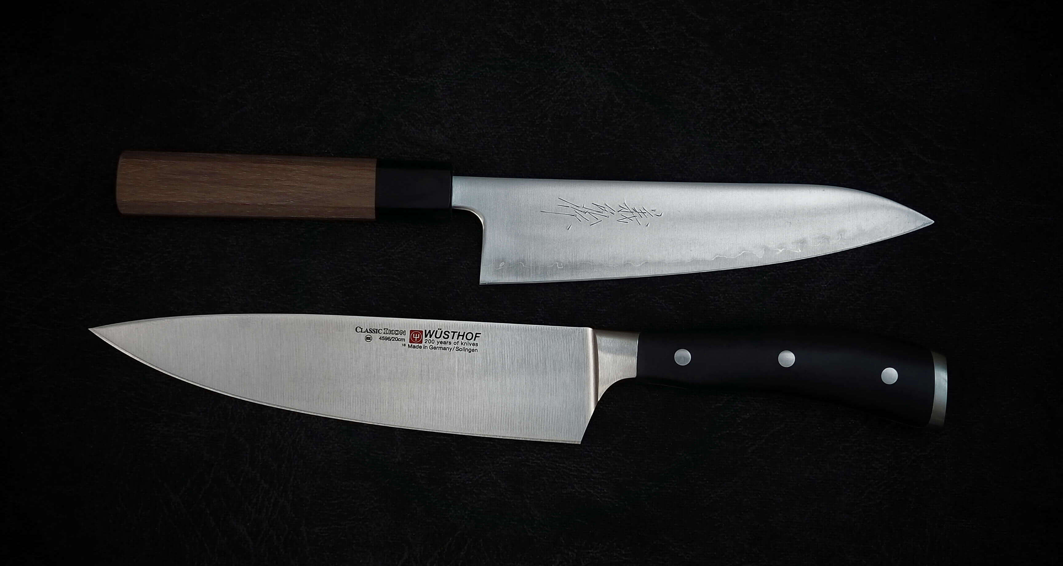 What's the difference between a Western and Japanese chef's knife