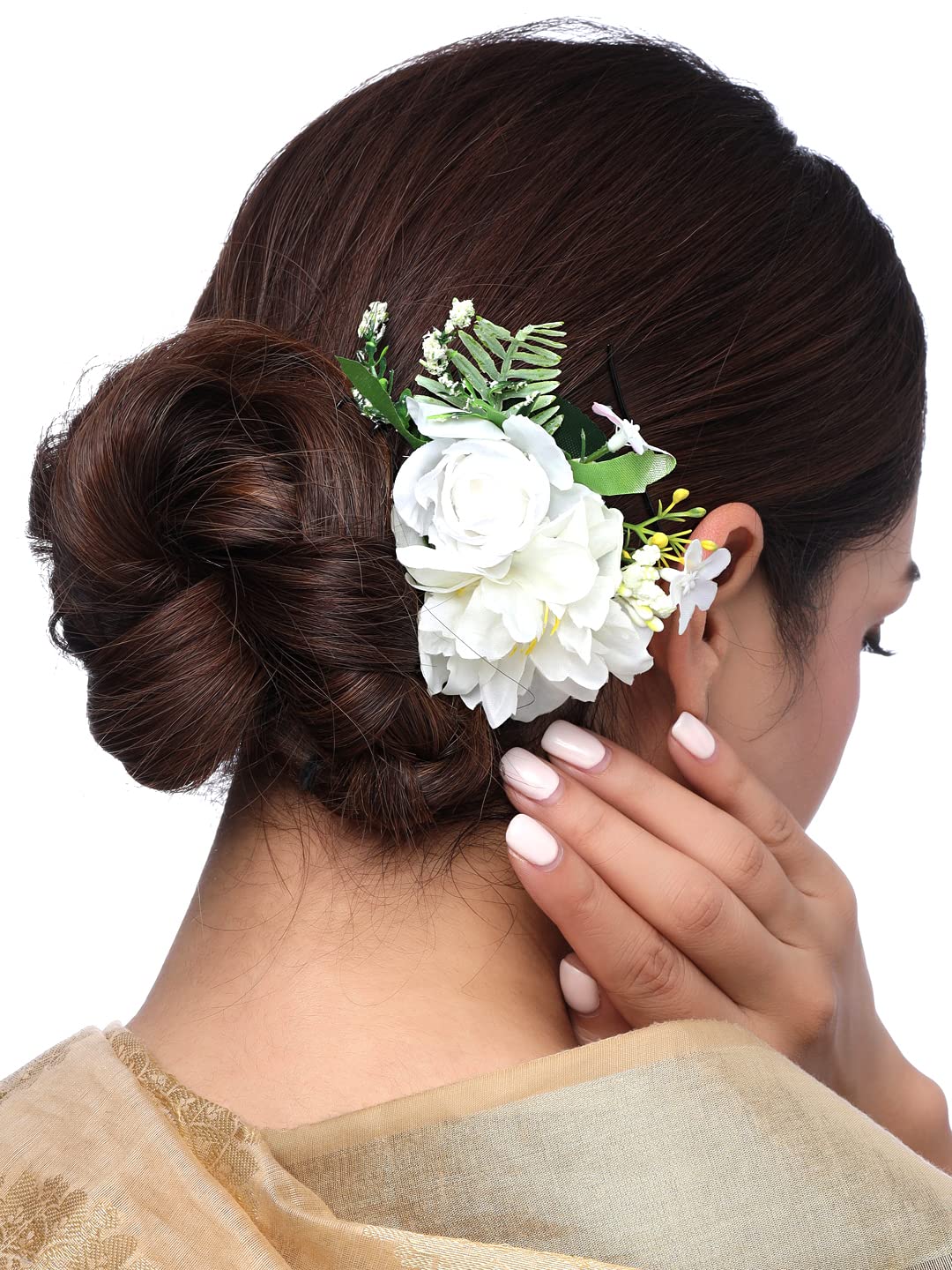 Buy Bridal Hair Clips Wedding Flowers Pins Bridal Hair Online in India   Etsy
