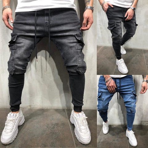 mens jean sweatpants