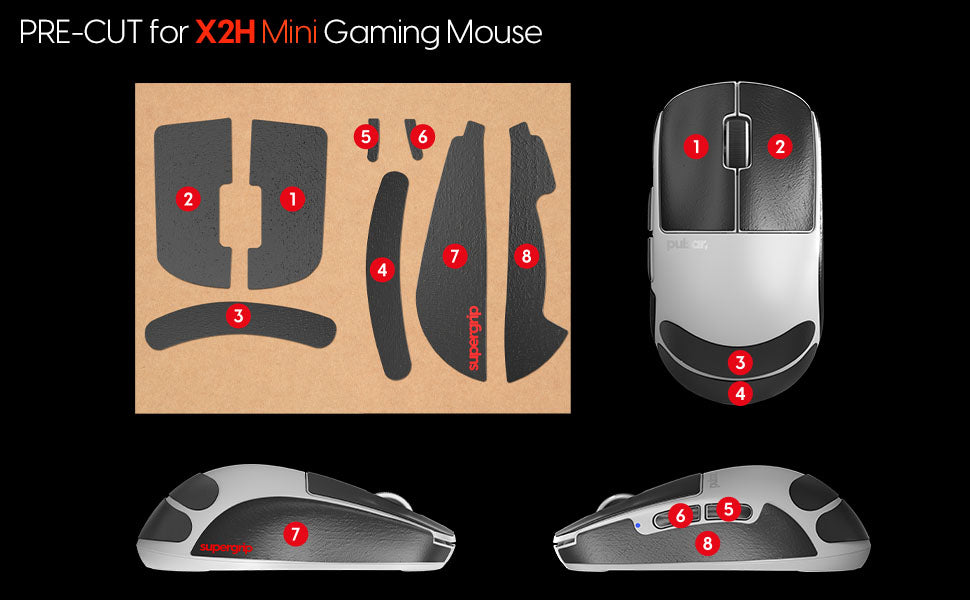 Pulsar X2H Mini Wireless Gaming Mouse - White