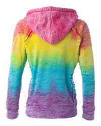 Tie Dye - Peace Hooded Sweatshirt - Tye Dyed Sweatshirt - Ruffles with