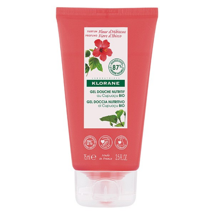 Klorane Cupuaçu Pflegendes Duschgel mit Hibiskusblüten 75 ml