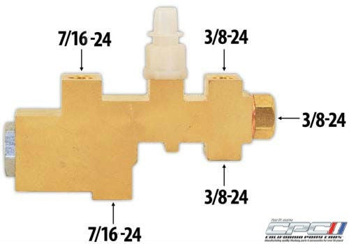 1965-1973 Ford Mustang OEM Style Disc & Drum Proportioning Valve |  California Pony Cars