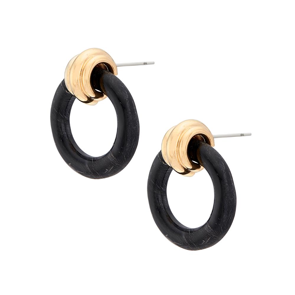 Duara Link Hoop Earrings