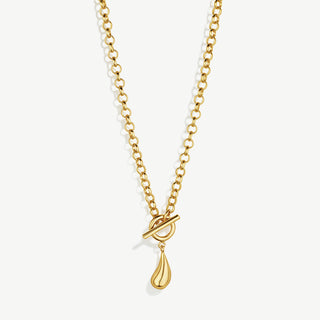 Soko Sahani Personalized Chain Link Necklace Gold Plated