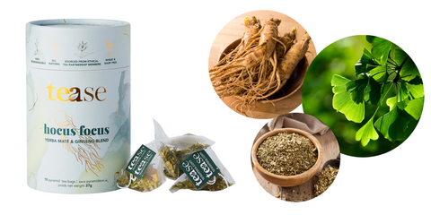 Tease Wellness Ginseng Ginkgo Adaptogen Tea