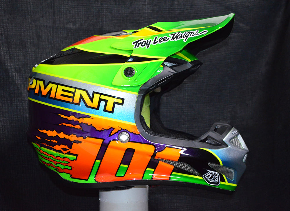 troy lee designs custom painted helmets