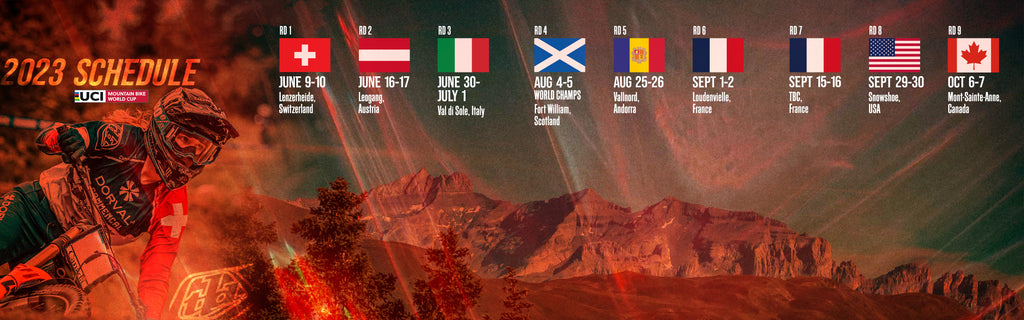 Calendrier de la Coupe du Monde UCI de Descente 2023