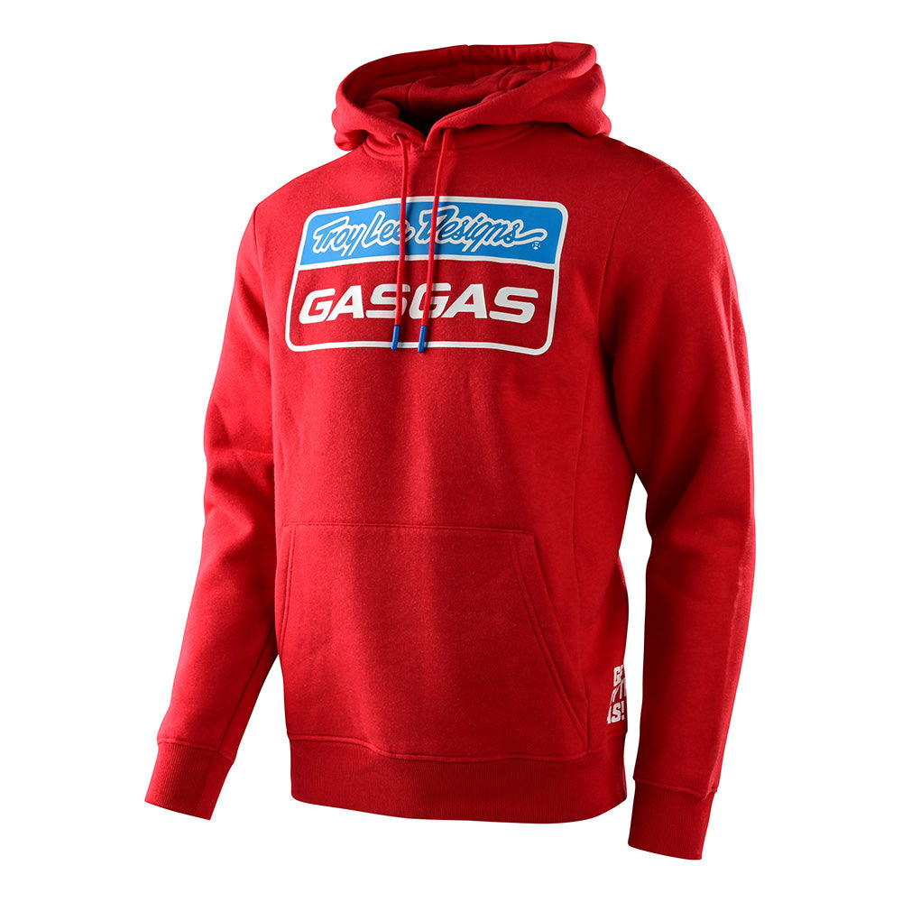 Pullover Hoodie TLD GasGas Team Stock Red Heather