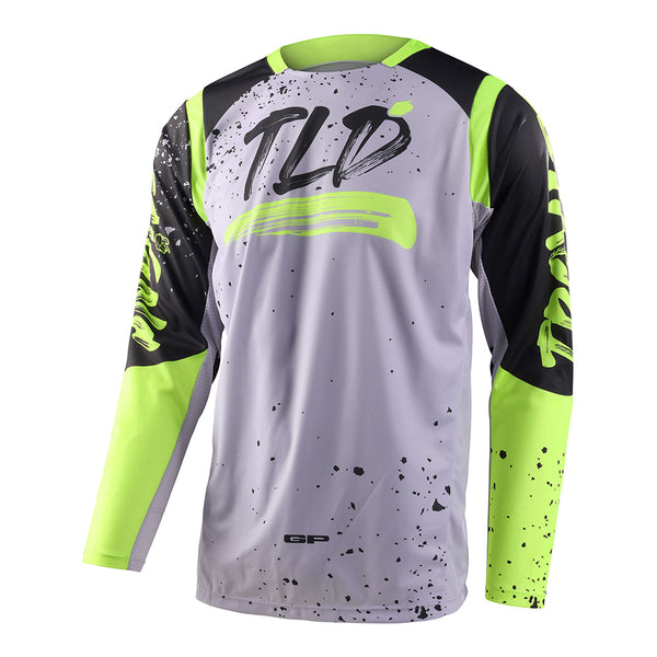 Troy Lee Designs GP Jersey Astro Light Gray / Orange 2X-Large