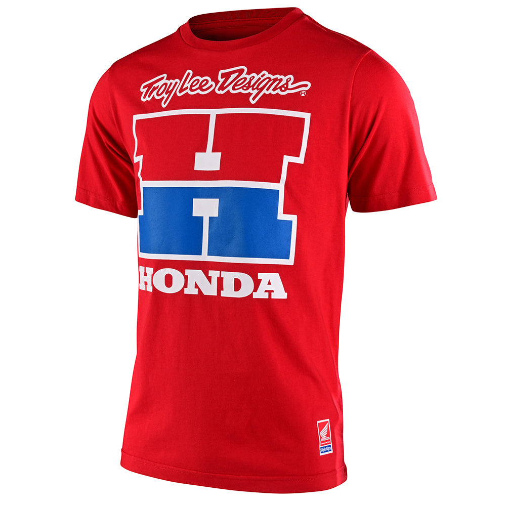 Short Sleeve Tee TLD Honda Rc 500 Red