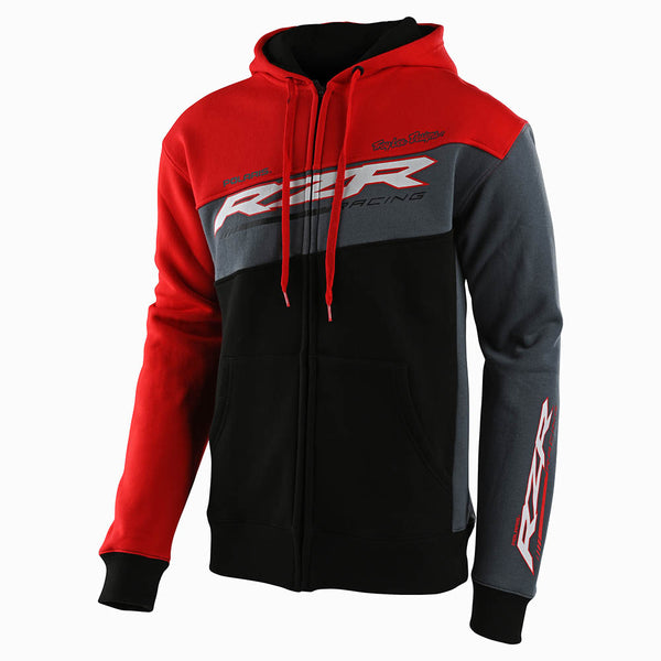 Zip Up Hoodie TLD Polaris RZR Black / Red – Troy Lee Designs