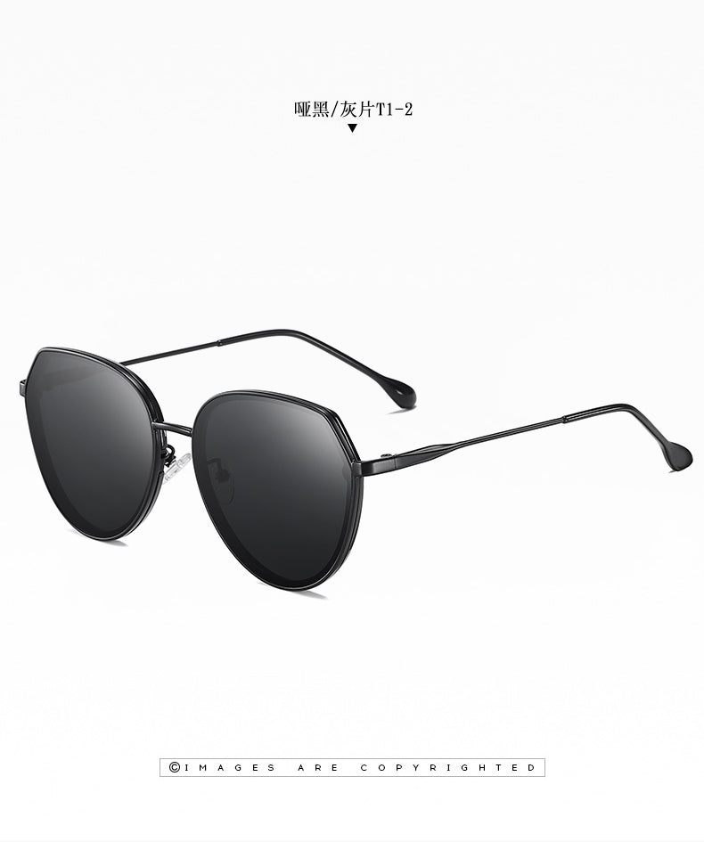 Polarized Sunglasses Ladies Metal Outdoor Sunglasses 2220 Fashion Travel Sunglasses