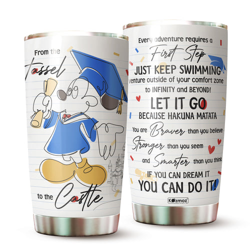 Tumbler Graduation Gifts 2023 - Funny Graduation 20 Oz Travel Mug For –  Kozmoz Inspire