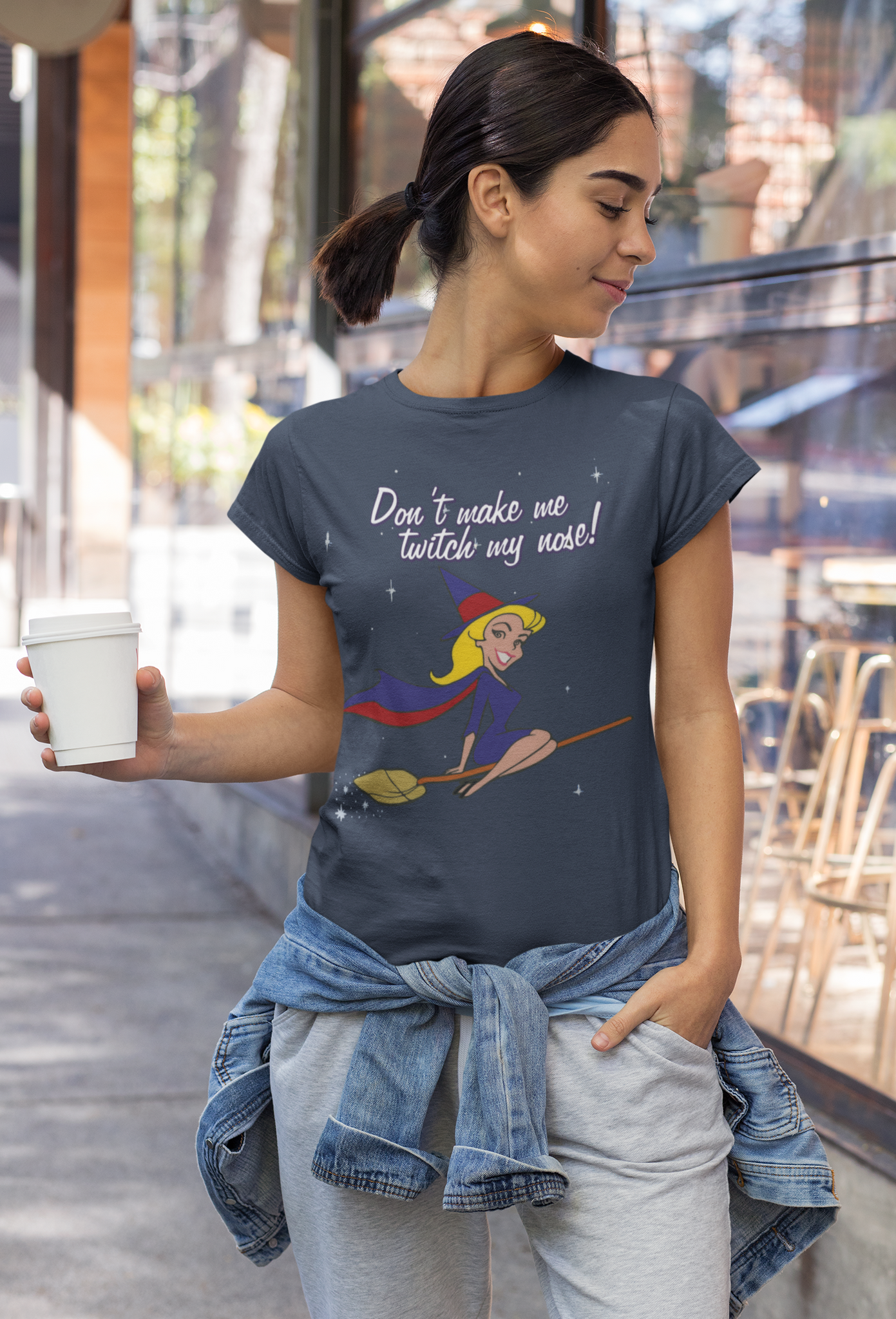 Bewitched T Shirt, Dont Make Me Twitch My Nose Tshirt, Samatha Stephens T Shirt, Halloween Gifts
