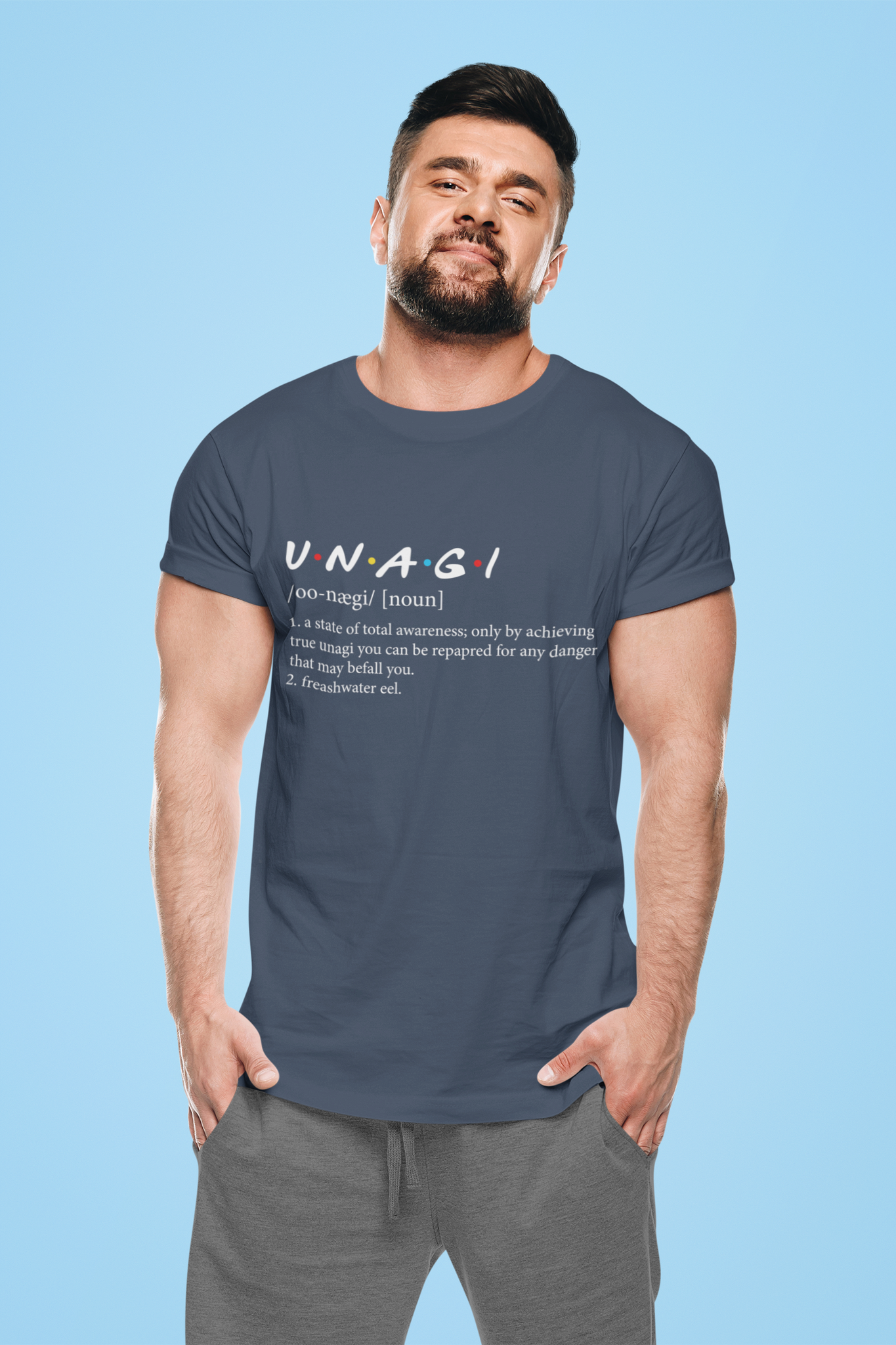 Friends TV Show T Shirt, Unagi Definition T Shirt, Friends Shirt